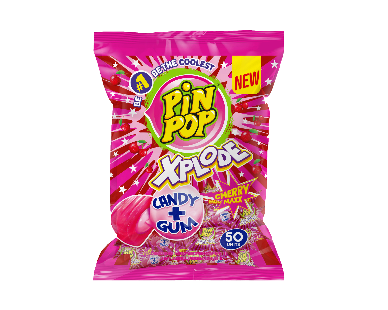 PinPop Xplode Cherry Maxx Candy