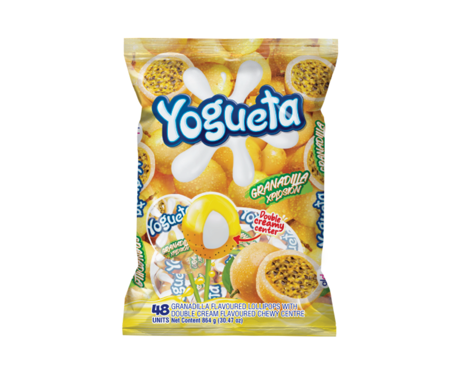 Yogueta_Envasive Granadilla Lollipops