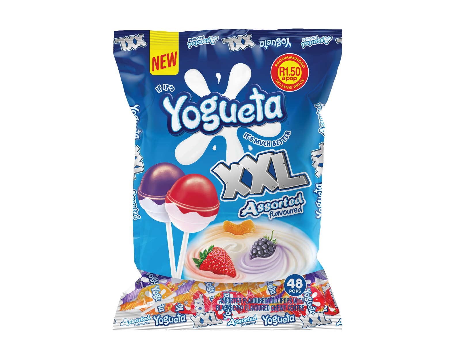 Yogueta Assorted Lollipops XXL
